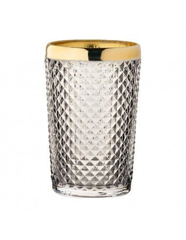 Verres hauts bord doré Dante Utopia 39cl (lot de 6)