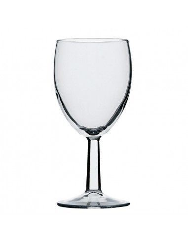 Verres à pied Utopia Saxon 250 ml marqués CE à 175 ml (lot de 48)