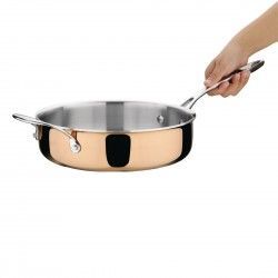 Sauteuse en cuivre 3 couches induction Vogue 240mm 2