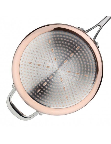 Sauteuse en cuivre 3 couches induction Vogue 240mm