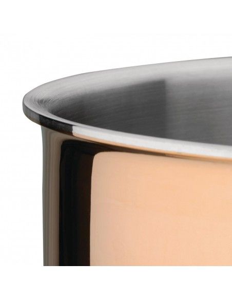 Sauteuse en cuivre 3 couches induction Vogue 240mm