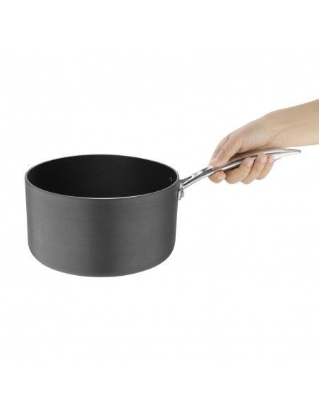 Casserole antiadhésive en aluminium anodisé Vogue 200mm