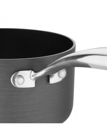 Casserole antiadhésive en aluminium anodisé Vogue 180mm