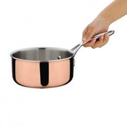 Casserole triple paroi cuivre induction Vogue 160mm 2