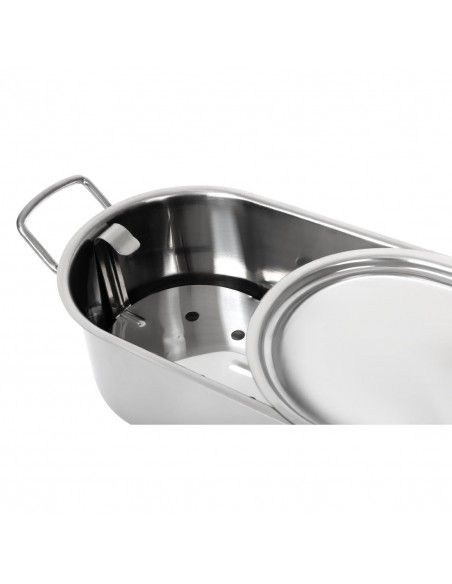 Poissonnière en acier inoxydable Kitchen Craft 29cm