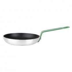Poêle aluminium antiadhésive Teflon Platinum Plus Hygiplas avec manche vert 200mm 2