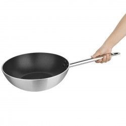 Wok aluminium antiadhesif induction Vogue Teflon Platinum Plus 300mm 2