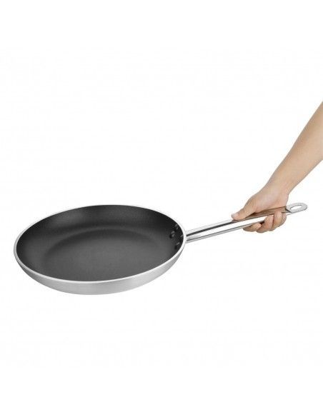 Poêle antiadhésive induction en aluminium et téflon Vogue 320mm
