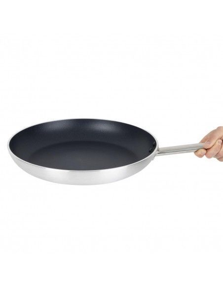 Poêle antiadhésive induction en aluminium et téflon Vogue 400mm