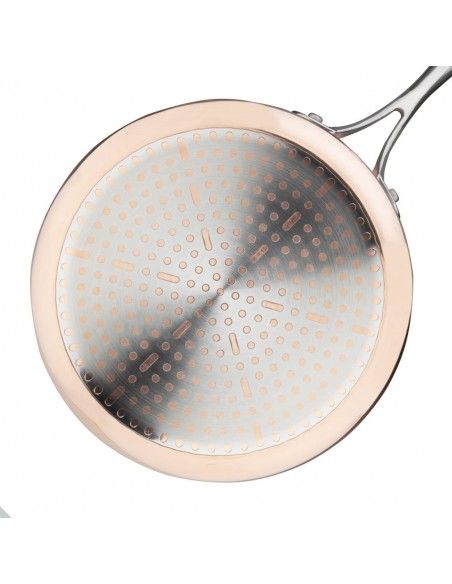 Casserole triple paroi cuivre induction Vogue 200x100mm