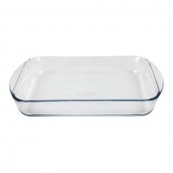 Plat à four rectangulaire en verre Pyrex 350mm 2