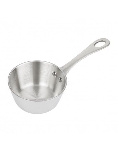 Mini saucière en acier inoxydable Vogue 85mm