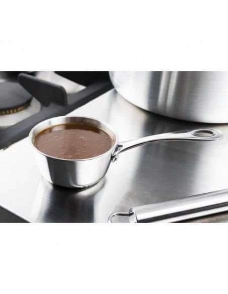 Mini saucière en acier inoxydable Vogue 85mm