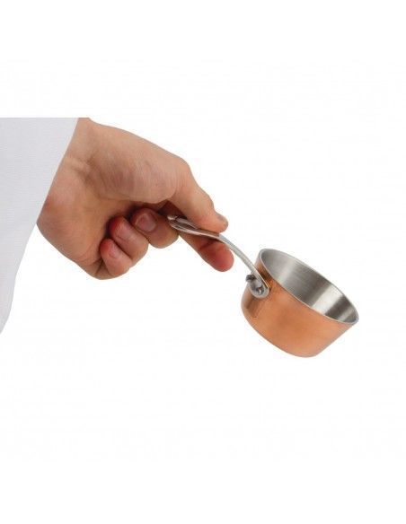 Mini saucière en cuivre Vogue 85mm