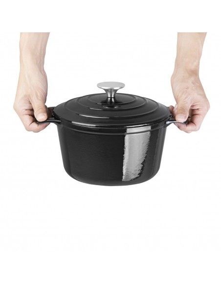 Cocotte ronde noire Vogue