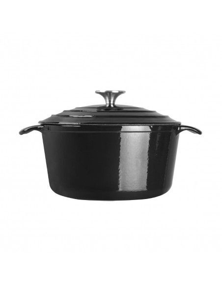Grande cocotte ronde noire Vogue