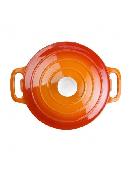 Grande cocotte ronde orange Vogue