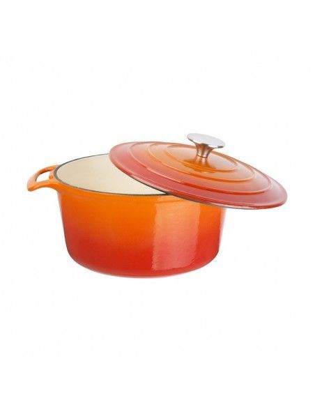 Grande cocotte ronde orange Vogue