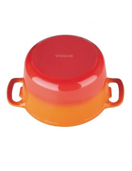 Grande cocotte ronde orange Vogue
