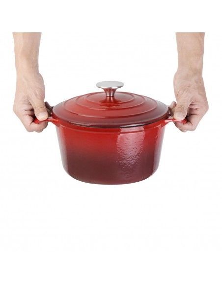 Cocotte ronde rouge Vogue