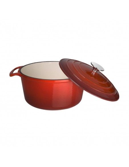 Grande cocotte ronde rouge Vogue