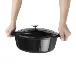 Cocotte ovale Vogue noire 5L 2