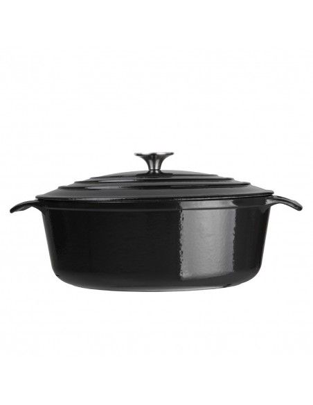 Cocotte ovale Vogue noire 5L