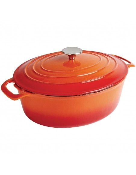 Cocotte ovale Vogue orange 5L