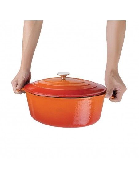 Cocotte ovale Vogue orange 5L