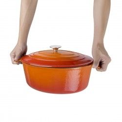 Grande cocotte ovale orange Vogue 6L 2