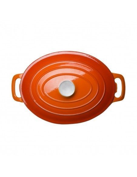 Grande cocotte ovale orange Vogue 6L