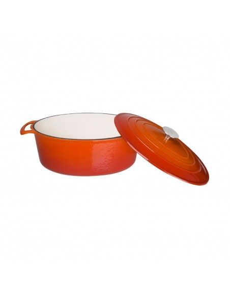 Grande cocotte ovale orange Vogue 6L