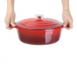 Grande cocotte ovale rouge Vogue 6L 2