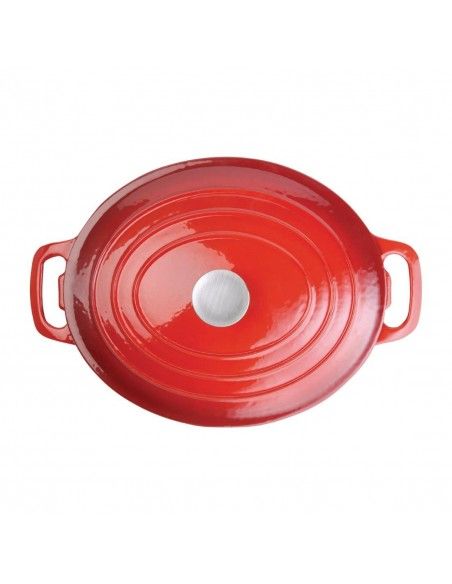 Grande cocotte ovale rouge Vogue 6L