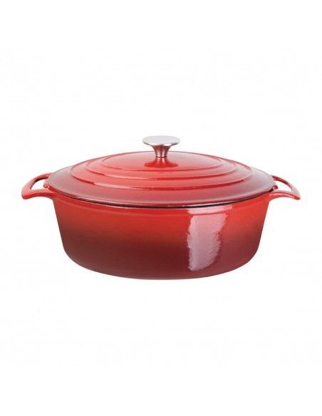 Grande cocotte ovale rouge Vogue 6L