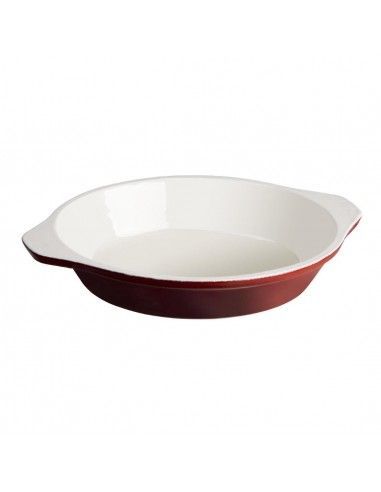 Plat à gratin rond Vogue rouge 400ml