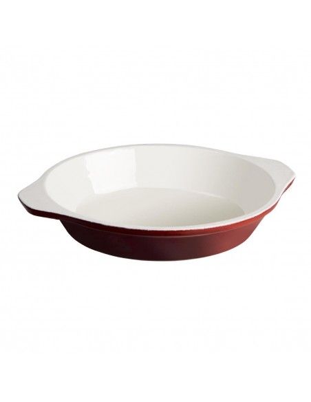 Plat à gratin rond Vogue rouge 400ml