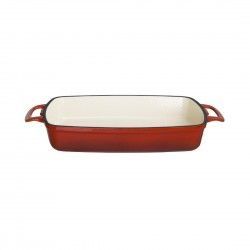 Plat en fonte rectangulaire Vogue rouge 2,8L