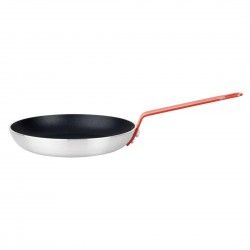 Poêle en aluminium antiadhésive Hygiplas Teflon Platinum Plus avec poignée rouge 24cm 2
