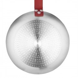 Poêle aluminium antiadhésive Teflon Platinum Plus Hygiplas avec manche rouge 280mm 2