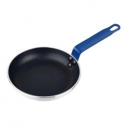 Poêle en aluminium antiadhésive Hygiplas Teflon Platinum Plus avec poignée bleue 20cm