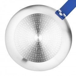 Poêle en aluminium antiadhésive Hygiplas Teflon Platinum Plus avec poignée bleue 20cm 2
