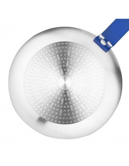 Poêle en aluminium antiadhésive Hygiplas Teflon Platinum Plus avec poignée bleue 20cm