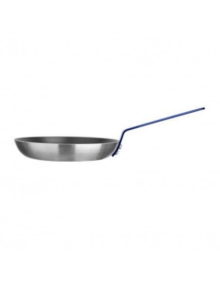 Poêle en aluminium antiadhésive Hygiplas Teflon Platinum Plus avec poignée bleue 24cm