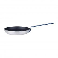 Poêle en aluminium antiadhésive Hygiplas Teflon Platinum Plus avec poignée bleue 28cm 2