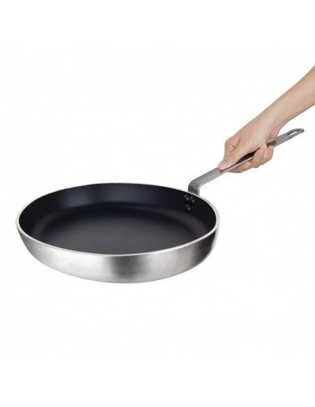 Poêle ovale en aluminium antiadhésif Vogue Teflon Platinum Plus 400mm