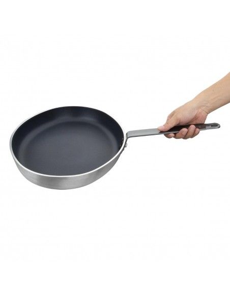 Poêle ovale en aluminium antiadhésif Vogue Teflon Platinum Plus 400mm