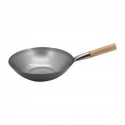 Wok en acier doux Vogue 330mm
