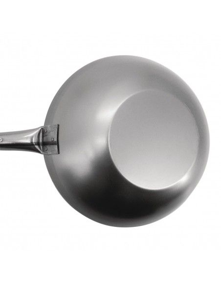 Wok en acier doux Vogue 330mm