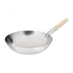 Wok conique en acier doux Vogue 356mm
